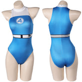 Invisible Woman Sue Storm Jumpsuit The Fantastic Four: First Steps (2025) Cosplay Outfits